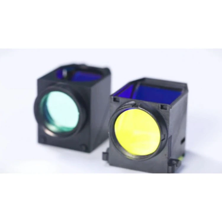 इमेजिंग अनुप्रयोगों के लिए डाइक्रोइक फ़िल्टर क्यूब